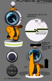 Art of the Fumbi, Touchdown's animate ball character