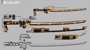 Concept art of Zin-Katana