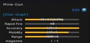 Mine Gun's stats