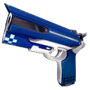 Blue Hand Gun