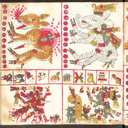 Nagual aus dem Codex Borgia Seite 22