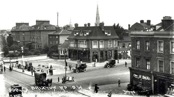 Blick in die Brixton Road