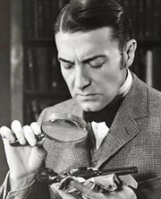 Clive Brook als Holmes, 1932