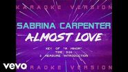 Sabrina Carpenter - Almost Love (Official Lyric Video)