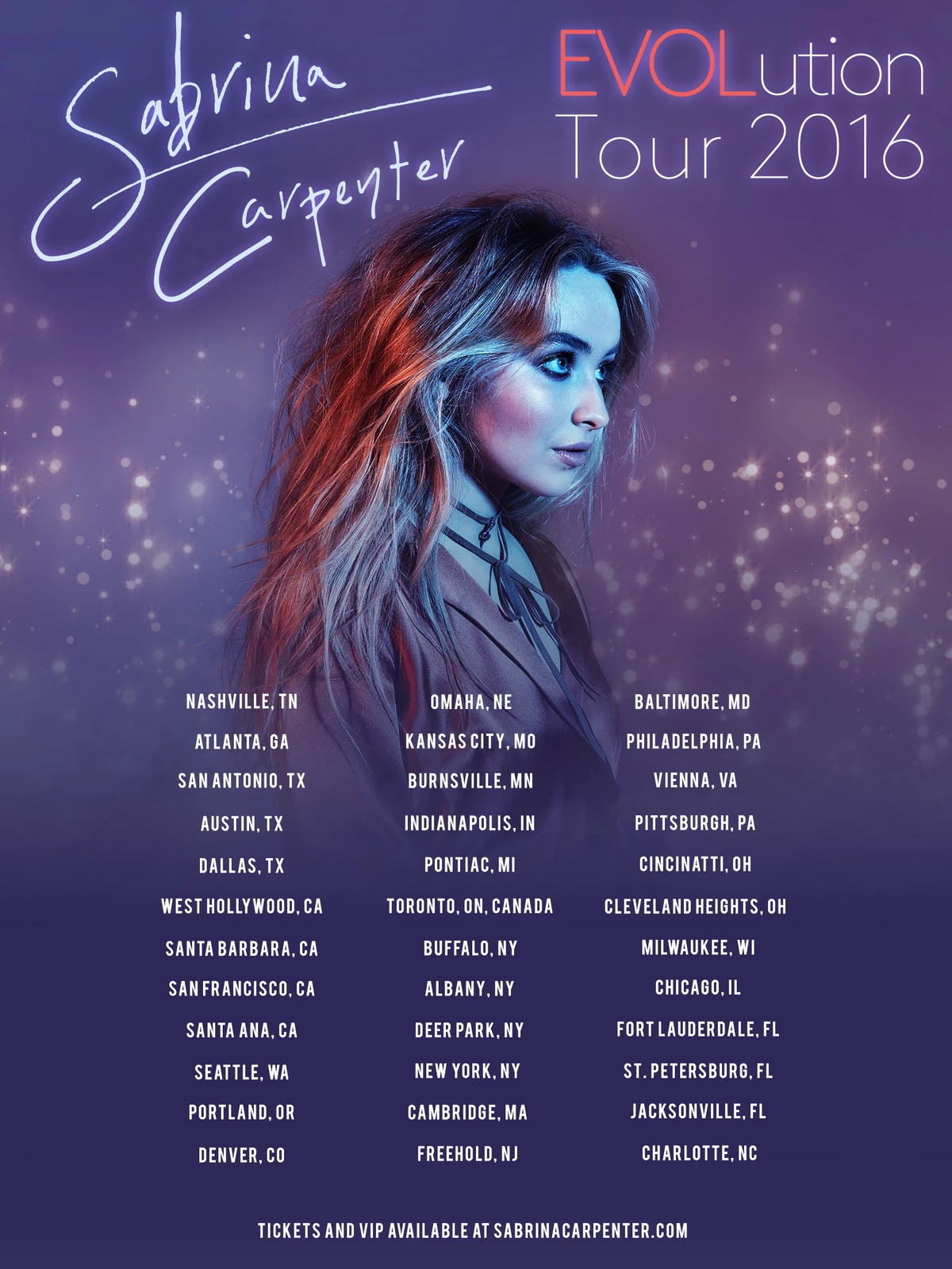 Evolution Tour Sabrina Carpenter Wiki Fandom