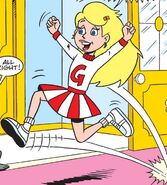 Sabrina in a Cheerleader Uniform