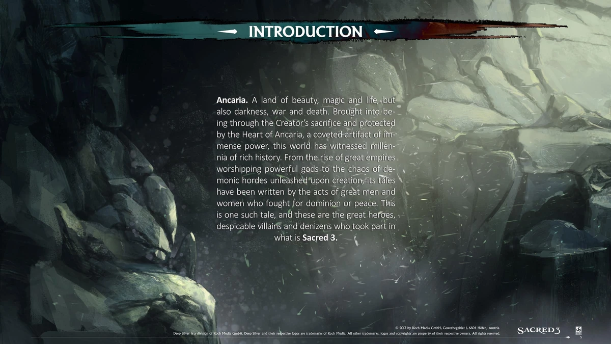 Sacred 3 Artbook | Sacred Wiki | Fandom