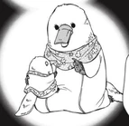 Young Arthur with his mother