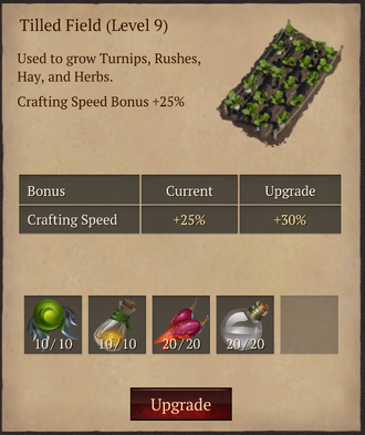 Upgrade craft Example