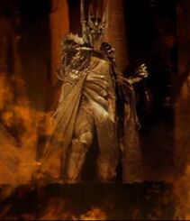 Sauron forging the One Ring