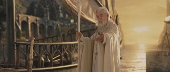 Gandalf leaving