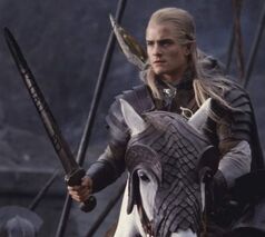 Legolas on horseback