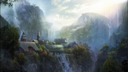 The Lord of the Rings War in the North - Concept Art of Rivendell
