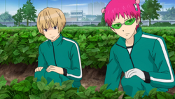 Watch The Disastrous Life of Saiki K. · Season 2 Episode 18 · Touma Akechi,  the Transfer Student Who Never Shuts Up + The Transfer Student's Still  Talking! + Sweet Potato Digging