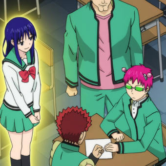 Saiki Kusuo Saiki Kusuo No Sai Nan Wikia Fandom Saiki kusuo cosplay wig pink straight short hairs. saiki kusuo no sai nan wikia