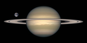 Saturn Größenvergleich z. Erde