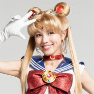 Kanae Yumemiya as Sailor Moon in The Super Live.