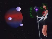 Sailor Pluto i jej planeta Pluton w anime