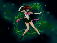 Pose habitual de Sailor Jupiter