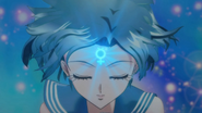El símbolo en la frente de Sailor Mercury