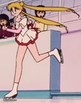 Usagi's outfit while at the ice arena