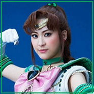 Kaede as Sailor Jupiter in Le Mouvement Final.