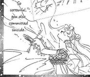 Princess Serenity commits suicide after Endymion dies