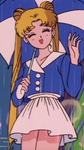 Usagi's outfit when meeting with Yusuke Amade