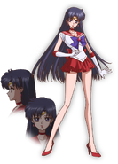 Sailor Mars' profile from the official Sailor Moon website