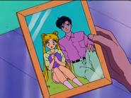 A photo of Usagi and Mamoru.