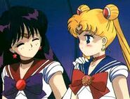 Sailor Mars y Sailor Moon