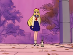 Minako's first encount with Senshis as civilian