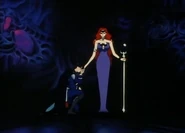 Queen Beryl welcomes Sailor Moon and presents Endymion...