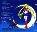 Sailor Moon i Luna na tylnej okładce płyty Sailor Moon Music Collection