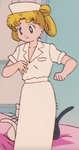 Usagi as a nurse