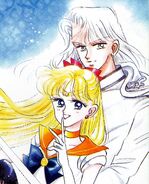 Kunzite i Sailor Venus (artbook vol. I)