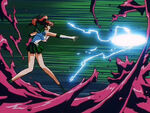 Jupiter attacking the Daimons at Mugen Academy