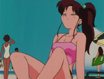 Makoto in her swimwear in Episode 144
