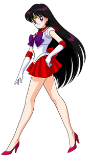 Sailor Mars Anime (PNG)