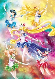 Sailor Moon, Sailor Mercury, Sailor Venus, Sailor Jupiter, and Sailor Mars.