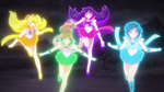 The Inner Sailor Power Guardians in Crystal.