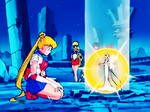 Sailor Moon and the spirit of Queen Serenity