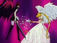 Galaxia breaks Usagi’s sword