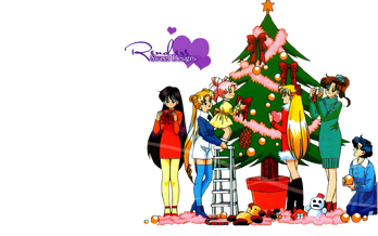 Render de navidad sailor moon anime by sofytaa-d5nr9c6