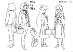 Settei of Mimete in her civilian clothes from episode 114 (along with Minako's)