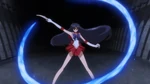 Sailor Mars performing Akuryou Taisan against Jadeite.