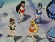 The Four Sailor Guardians during the Silver Millenium after their attacks laid no damage to Queen Metalia.