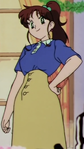 Makoto's outfit on the day of Usagi's 15th birthday