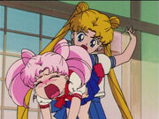 Sailor moon r episode 60 usagi slapping chibiusa