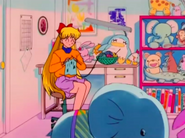 A view of the left side of Minako's room.